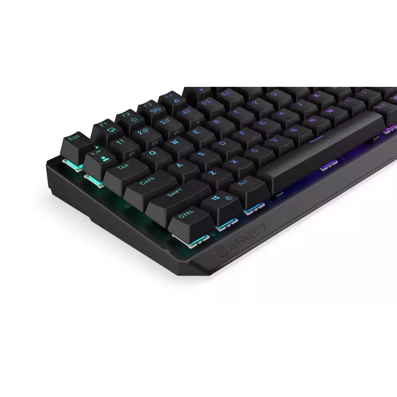 tastatūra ENDORFY Thock 75% Wireless Red Mechanical RGB LED Melns