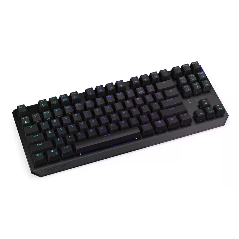 Klaviatūra ENDORFY Thock TKL Wireless Red mehāniskā RGB LED 87 taustiņi