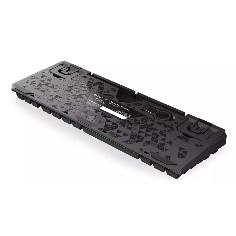 Tastatūra ENDORFY Thock TKL Wireless Melns mehāniskā RGB LED 87 taustiņi