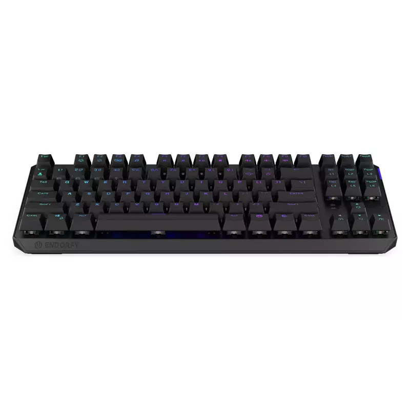 Tastatūra ENDORFY Thock TKL Wireless Melns mehāniskā RGB LED 87 taustiņi