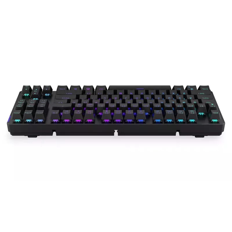 Tastatūra ENDORFY Thock TKL Wireless Melns mehāniskā RGB LED 87 taustiņi