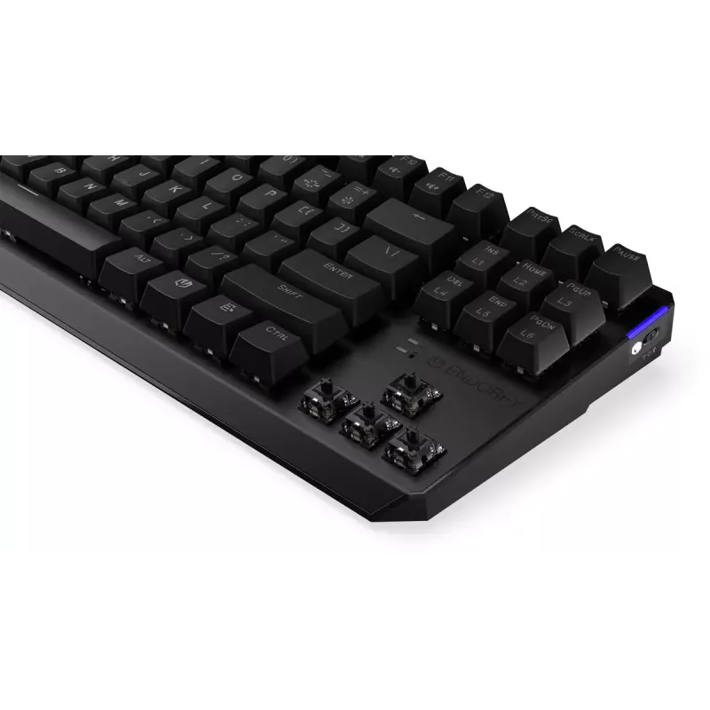 Tastatūra ENDORFY Thock TKL Wireless Melns mehāniskā RGB LED 87 taustiņi