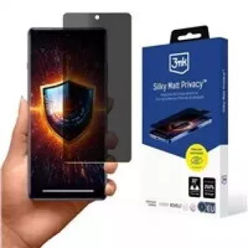 Rūdīta stikla ekrāna aizsargs 3MK Silky Matt Privacy Samsung Galaxy A36 / A56