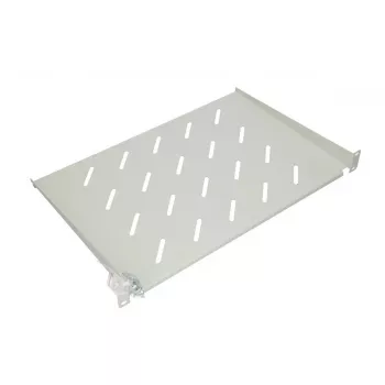 Plaukta plaukts Extralink 19 collu piekarināmiem skapjiem 1 HE, metāls, pelēks, 48,3 cm, 1,8 kg