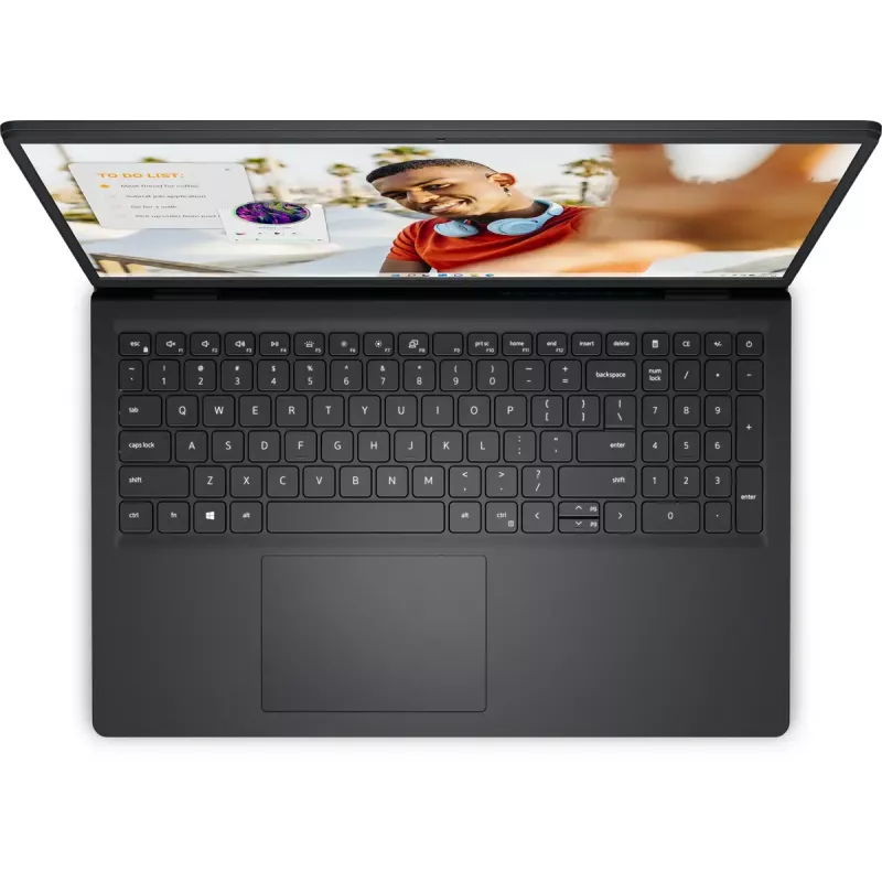 Dell Inspiron 3535 klēpjdators — AMD Ryzen 7 7730U, 15,6 collu FHD skārienjutīgs ekrāns, 16 GB RAM, 512 GB SSD, Windows 11 Home, melns