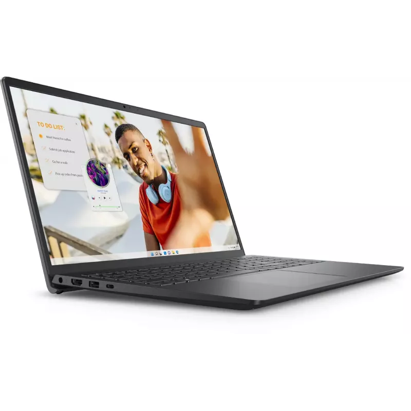 Dell Inspiron 3535 klēpjdators — AMD Ryzen 7 7730U, 15,6 collu FHD skārienjutīgs ekrāns, 16 GB RAM, 512 GB SSD, Windows 11 Home, melns