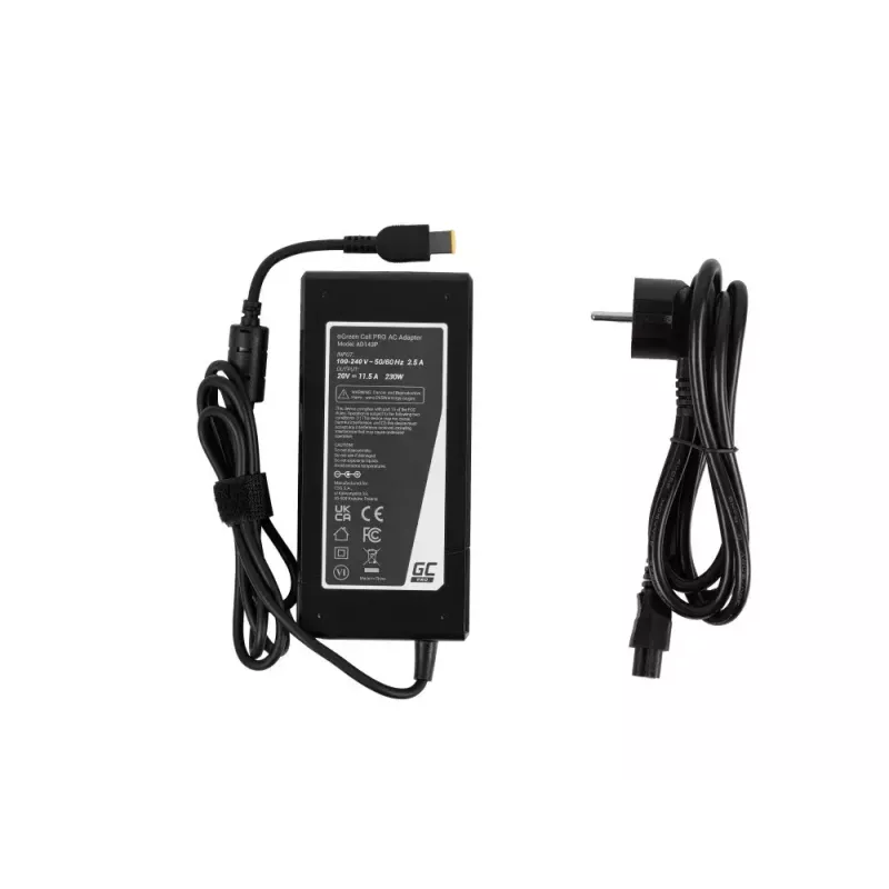 Universāls jaudas adapteris zaļa Cell AD143P 230W melns