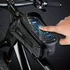 Velosipēda stiprinājums Tech-Protect V2 L melns tālruņiem — stūres tālruņa turētājs, regulējams izmērs