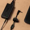 Klēpjdatora lādētājs Akyga AK-ND-85, iekštelpu maiņstrāvas adapteris, ieeja 100–250 V, izeja 12 V 5 A, 1,2 m kabelis, melns