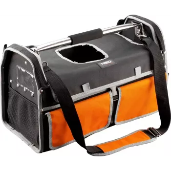 Instrumentu soma NEO tools 20 collas neilons 600D modelis 84-300 — izturīga 20 collu nēsāšanas soma rokas instrumentiem