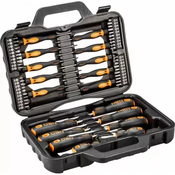 Pārnēsājama instrumentu kaste NEO tools 04-211, izturīga plastmasas konstrukcija, pārnēsāšanas rokturis, kompakta uzglabāšana