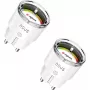 Viedais kontaktdakša Nous A1Z 15A ZigBee 2 gab. komplekts — viedais rozetes adapteris, 15 A