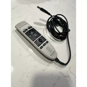 Mikrofons Philips SpeechMike USB LFH3200 Melns — galda diktēšanas mikrofons, USB savienojums