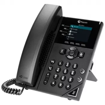 IP tālrunis Poly 250 Melns 4 līnijas LCD 2200-48820-025