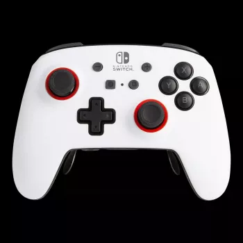 Spēļu kontrolieris PowerA FUSION Pro Wireless kontrolieris Nintendo Switch — balts/melns, Bluetooth un USB-C, 900 mAh