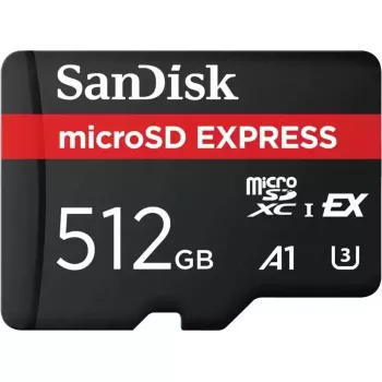 microSDXC atmiņas karte SANDISK GamePlay 512 GB Class 10 UHS-I U3 V30 spēlēm un video