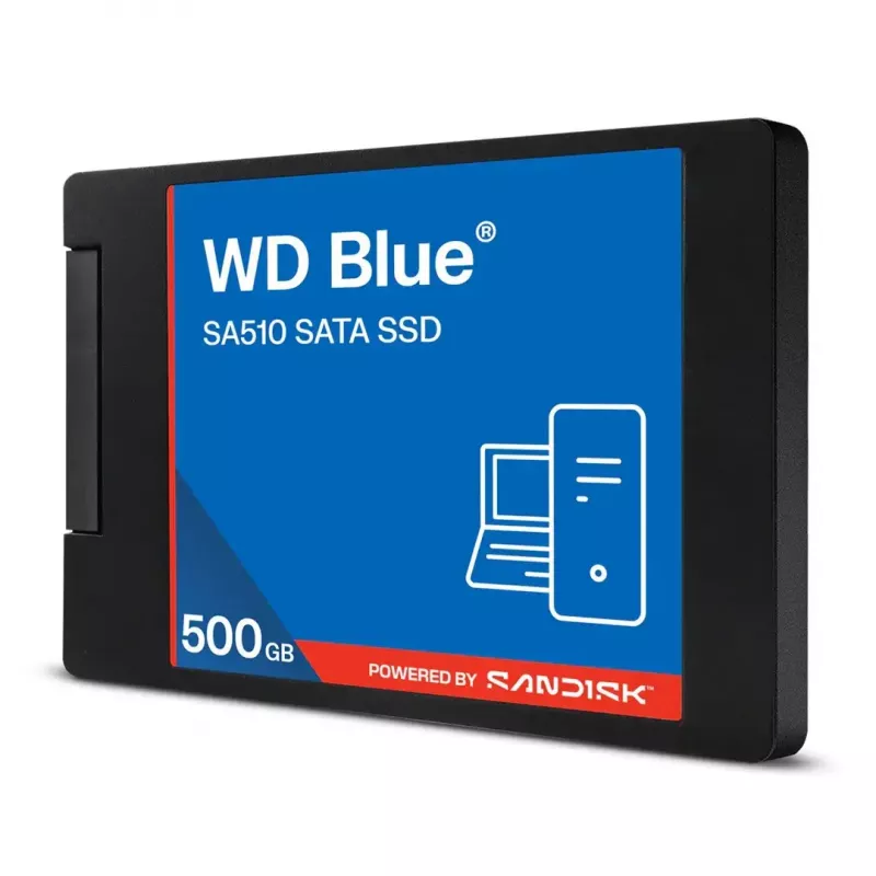 2,5 collu SATA SSD Western Digital WD Blue 500GB WDS500G5B0A 2,5 collu SATA III