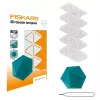 Silhouette stencil Fiskars 1059566 balta Plastic for Adults and Children