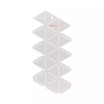 Silhouette stencil Fiskars 1059566 balta Plastic for Adults and Children