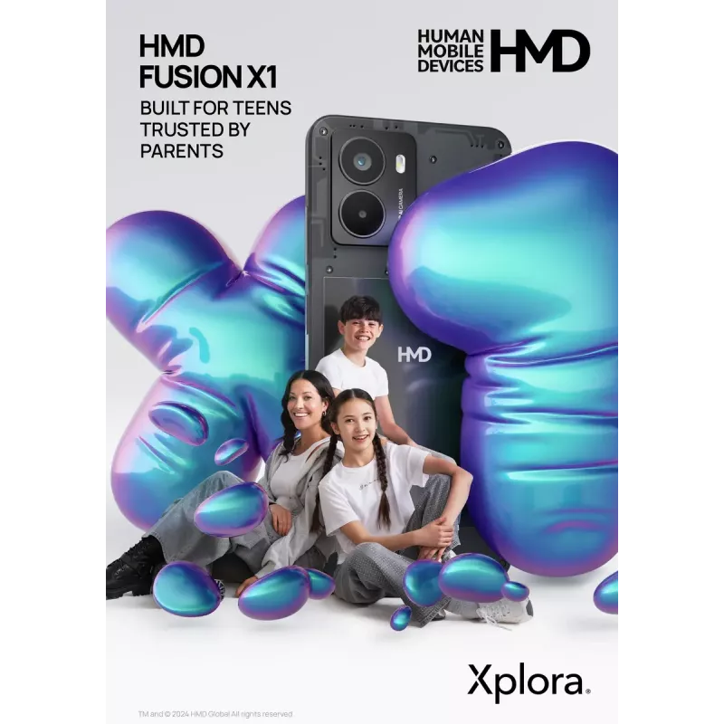 Viedtālrunis HMD FUSION X1 DS TA-1672 6,56 collu 128 GB melns