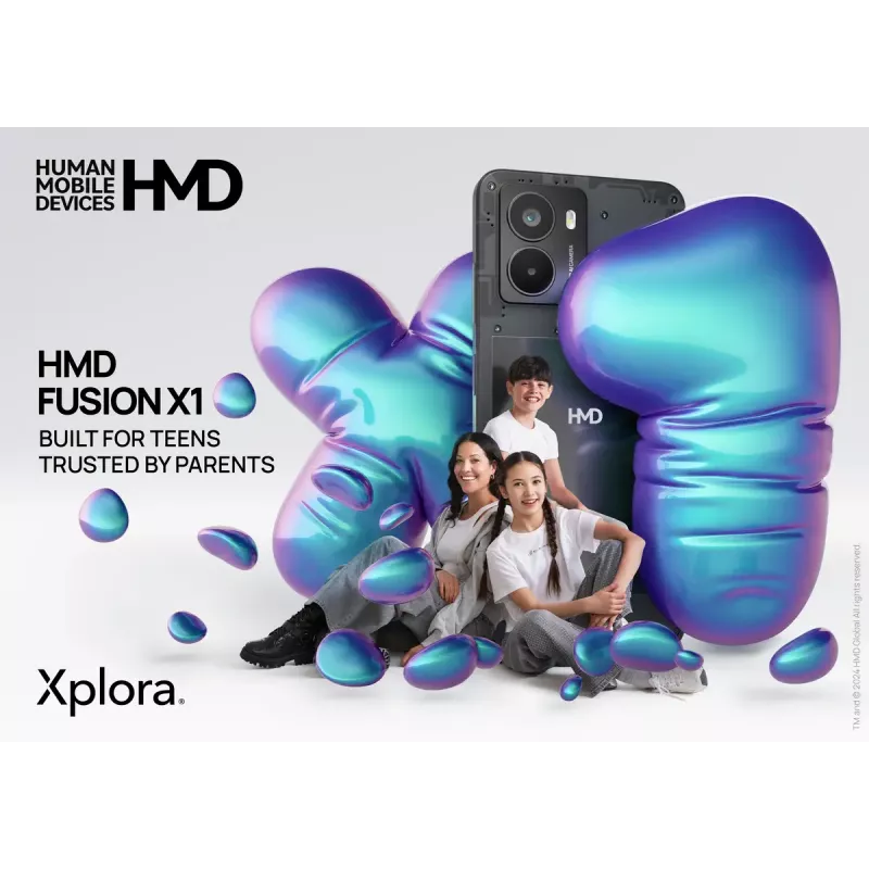 Viedtālrunis HMD FUSION X1 DS TA-1672 6,56 collu 128 GB melns