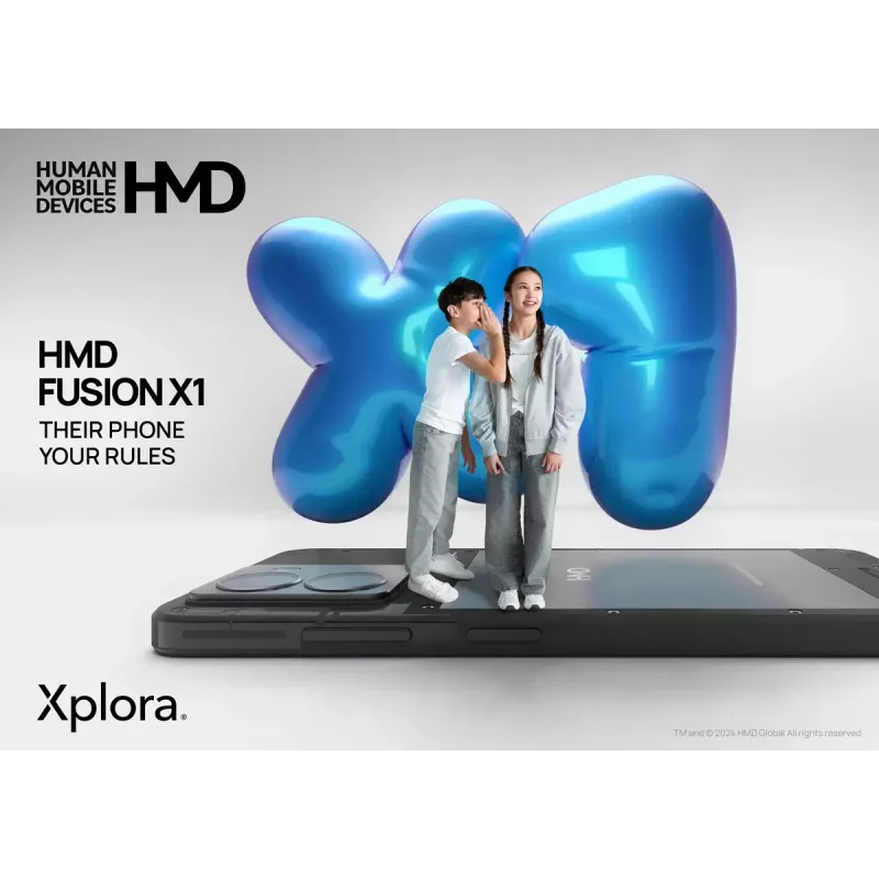 Viedtālrunis HMD FUSION X1 DS TA-1672 6,56 collu 128 GB melns