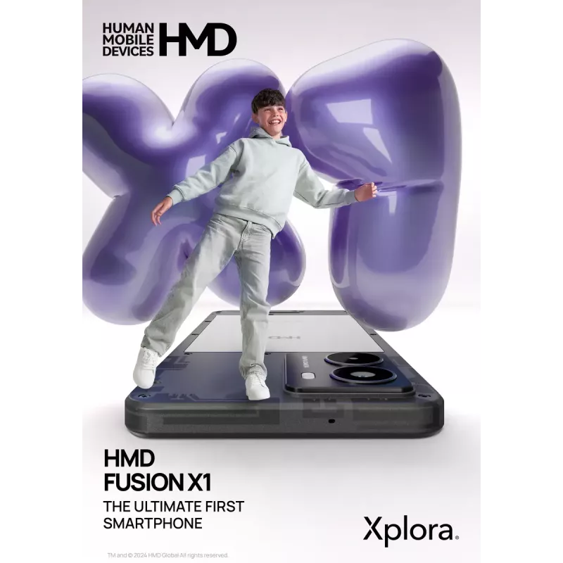 Viedtālrunis HMD FUSION X1 DS TA-1672 6,56 collu 128 GB melns