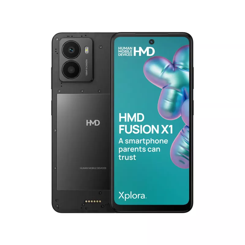 Viedtālrunis HMD FUSION X1 DS TA-1672 6,56 collu 128 GB melns