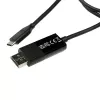 Kabeļa dzimuma mainītājs USB Type-C 3.2 Gen 1 DisplayPort melns V7 V7UCDP-2M