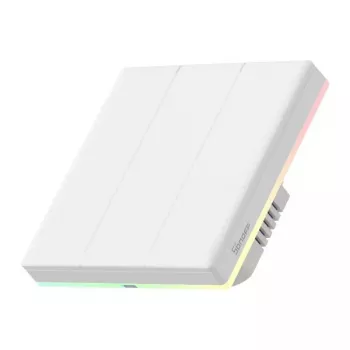 Viedais sienas slēdzis Sonoff T5 3C 3-kanālu Wi‑Fi skārienjūtīgs (padziļinātai montāžai)
