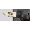 Video durvju sakaru sistēma Hikvision DS-KD8003-IME1(B)/NS 2 MP melna nerūsējošais tērauds