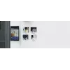 Video durvju sakaru sistēma Hikvision DS-KD8003-IME1(B)/NS 2 MP melna nerūsējošais tērauds