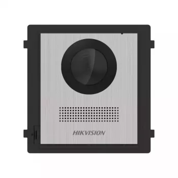 Video durvju sakaru sistēma Hikvision DS-KD8003-IME1(B)/NS 2 MP melna nerūsējošais tērauds