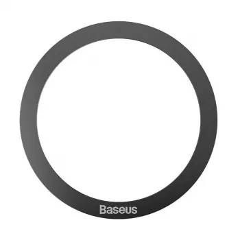 Magnētiskais gredzens Baseus Halo MagSafe Melns — 2 gab. magnētiski tālruņa turētāja gredzeni