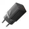 Baseus sienas lādētājs GaN5 40W, 2x USB C (melns)