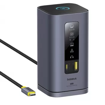 Dokstacija Baseus Spacemate Series 11-in-1 Mac datoriem, pelēka