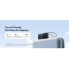 Ārējais akumulators Baseus EnerFill Bipow2 Pro — 20000 mAh, PD 3.0 un QC 3.0, 22,5 W, 1×USB-A + 1×USB-C, melns, līdz 3 ierīcēm