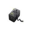 Lādētājs Baseus EnerCore CG11 — Iekštelpu maiņstrāvas ātrais lādētājs, 2x USB-C, 1 m kabelis, melns