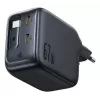 Lādētājs Baseus EnerCore CJ11 Fast Charger 3C 67W — 3× USB-C, maiņstrāvas ieeja, melns