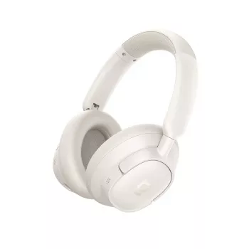 Bezvadu trokšņus slāpējošas austiņas Baseus BH1 NC — Bluetooth 6.0, balta