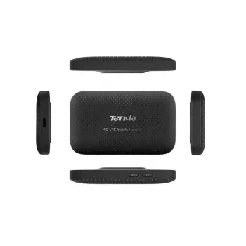 Pārnēsājams maršrutētājs TENDA 4G185 — vienjoslas 2,4 GHz, Wi‑Fi 4 (802.11n), LTE 4G, 150 Mb/s, SIM slots, USB, iekšējās 2 antenas, darbināms ar baterijām