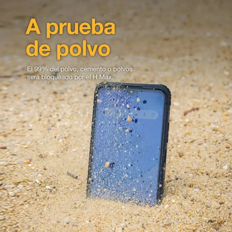 Viedtālrunis AGM H Max — 6,56 collu Displejs, Android 14, 4 GB RAM, 256 GB, Dual SIM, 10000 mAh, IP68, Melns