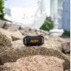 Ballīšu skaļrunis Beafon AGM Mag Rock — bezvadu 8 W, baterija 1800 mAh, līdz 10 h, melns/oranžs, pogu skaļuma regulēšana