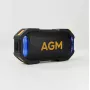 Ballīšu skaļrunis Beafon AGM Mag Rock — bezvadu 8 W, baterija 1800 mAh, līdz 10 h, melns/oranžs, pogu skaļuma regulēšana