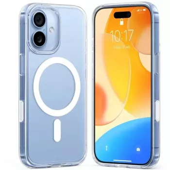 Caurspīdīgs maciņš Torras Guardian‑Magnetic Series iPhone 17 MagSafe saderīgs plāns dizains