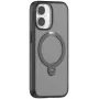 Torras Spin Series vāciņš iPhone 17 — melns, plāns viegls aizsargvāciņš