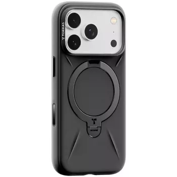 Aizsargājošs telefona vāciņš Torras Spin Softune iPhone 17 Pro Max — melns