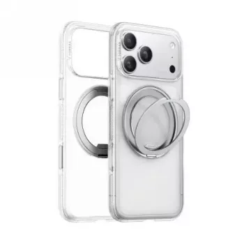 Caurspīdīgs maciņš Torras iPhone 17 Pro — OSTAND R FITNESS SERIES, caurspīdīgs aizsargapvalks