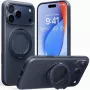 Telefona maciņš Torras Ostand R Fitness Series iPhone 17 Pro Max, tumši zils