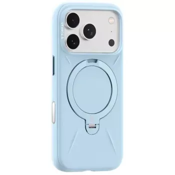 Torras Ostand Spin Softune sērijas vāciņš iPhone 17 Pro Max — bēbī zils